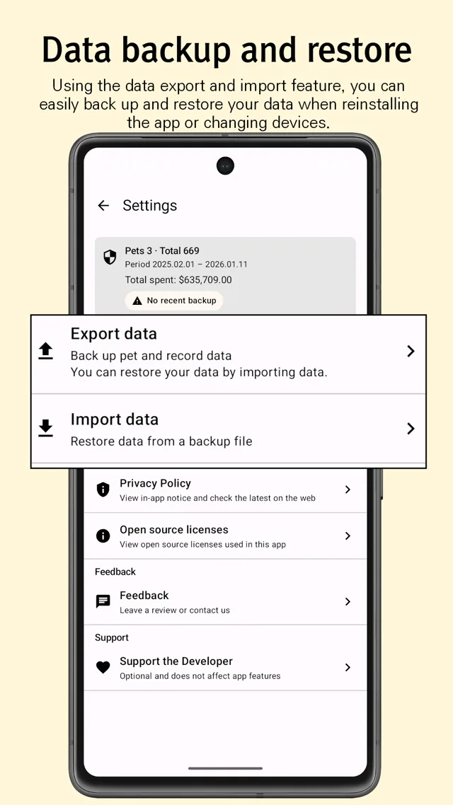 Beecabi backup and restore